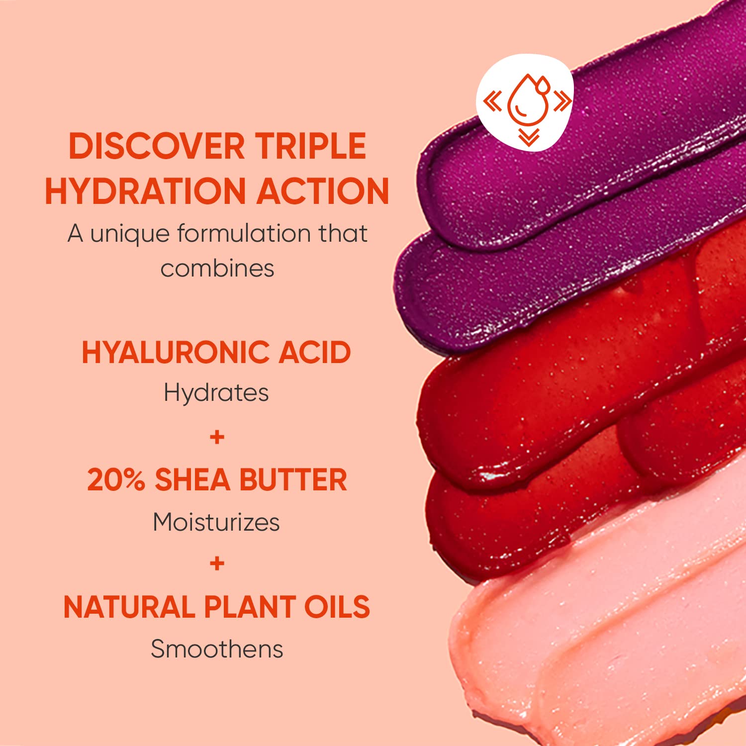 Dot & Key Vitamin C + E Lip Plumping Mask - Hydrating & Brightening Treatment for Dry, Flaky Lips, Reduces Pigmentation - Blood Orange & Nectarine Scent (15ml) | Perfect for Night Care & Pre-Makeup Prep