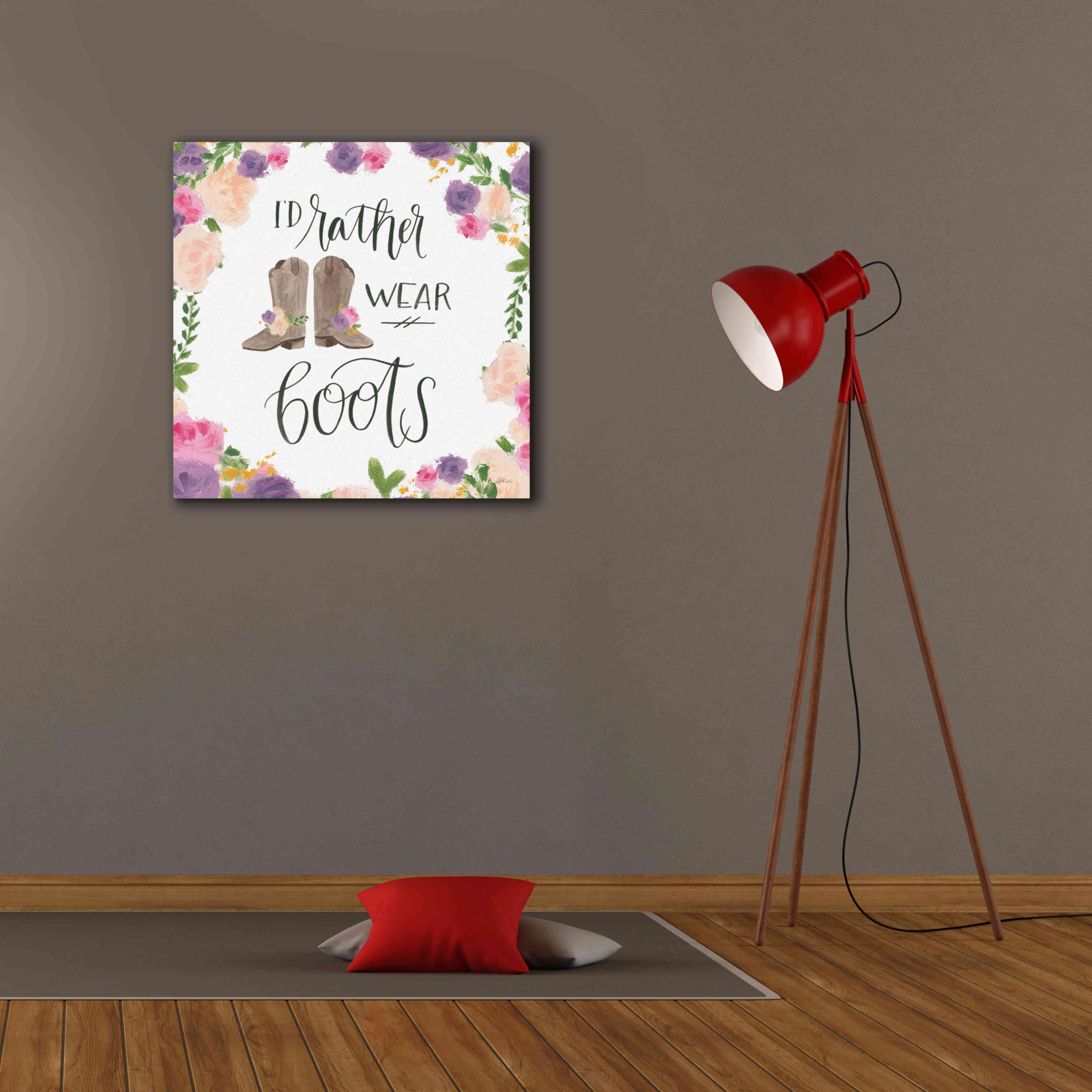 Epic Graffiti 'Beautiful Country VII' by James Wiens - 26x26 Inch Canvas Wall Art for Living Room, Bedroom & Office Decor - Modern Abstract Painting for Home & Office Interior Design