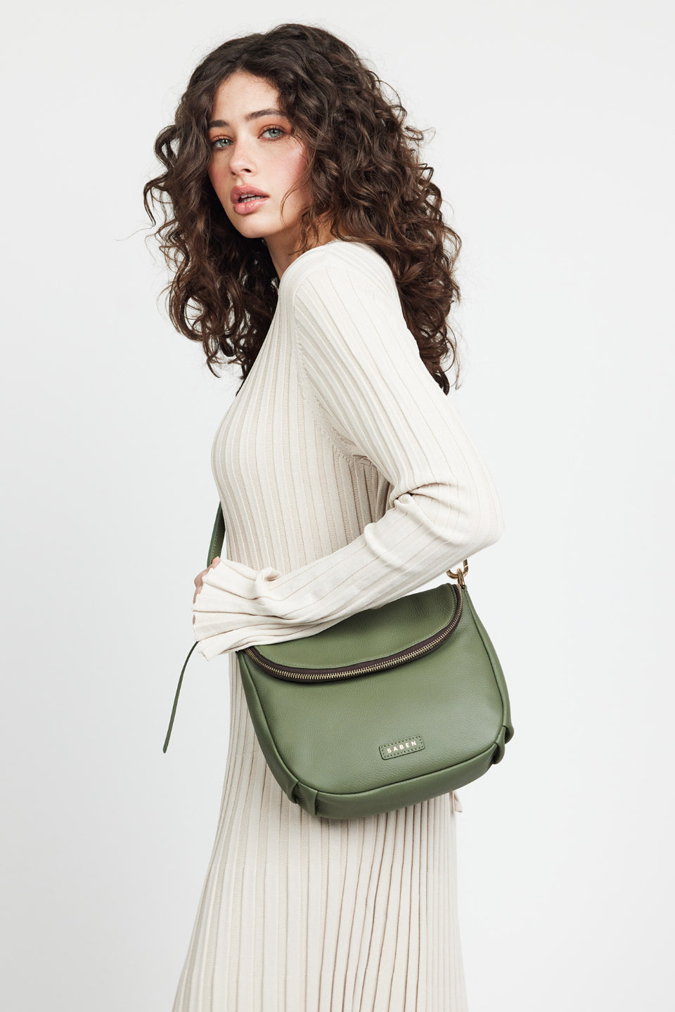 FiFi Vegan Cactus Leather Shoulder Bag for Women - Eco-Friendly Fashion Crossbody Purse for Work, Travel & Everyday Use