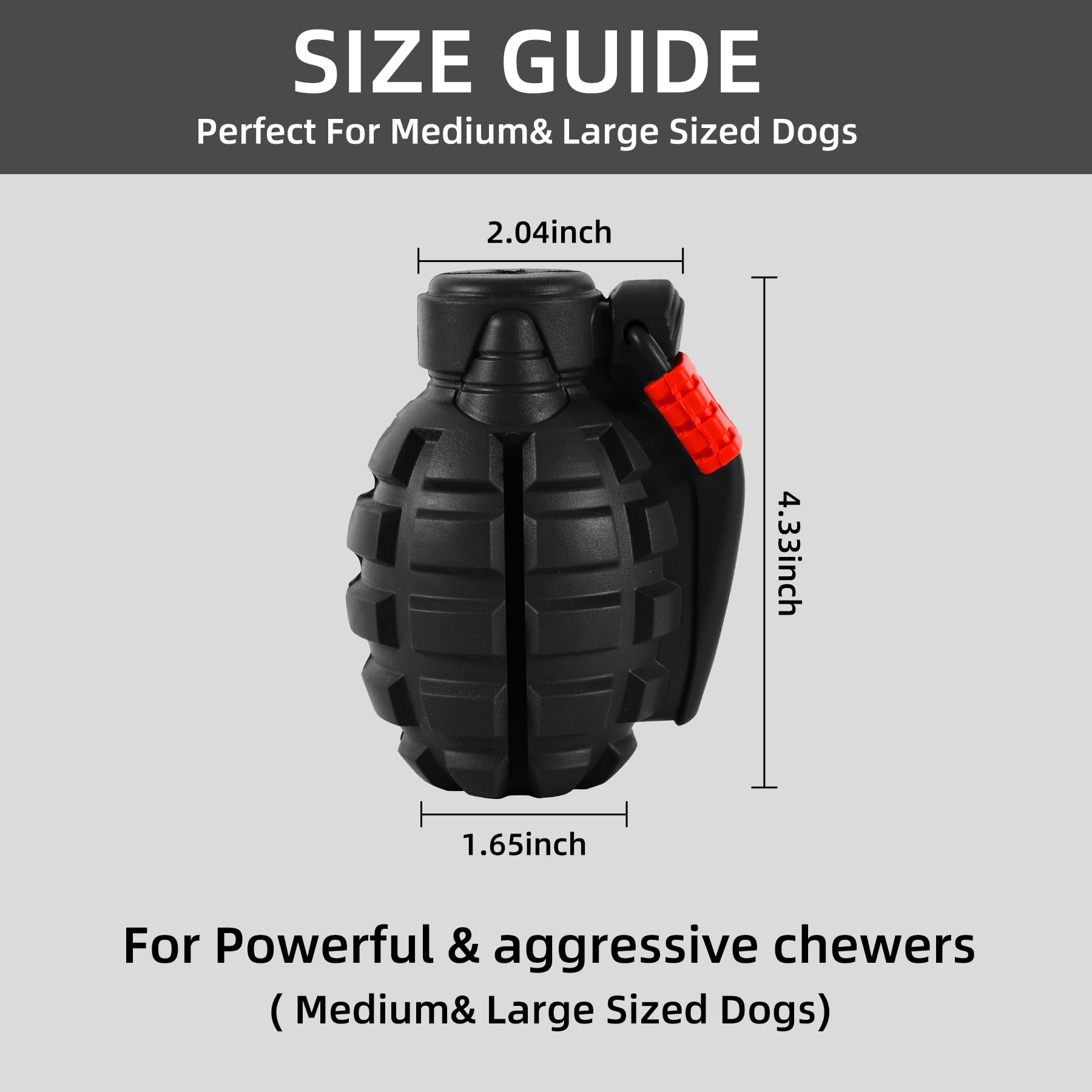 Indestructible Heavy Duty Dog Chew Toys for Aggressive Chewers - Durable Large Dog Toys for Aggressive Chewing, Black - Perfect for Outdoor Play and Training Sessions