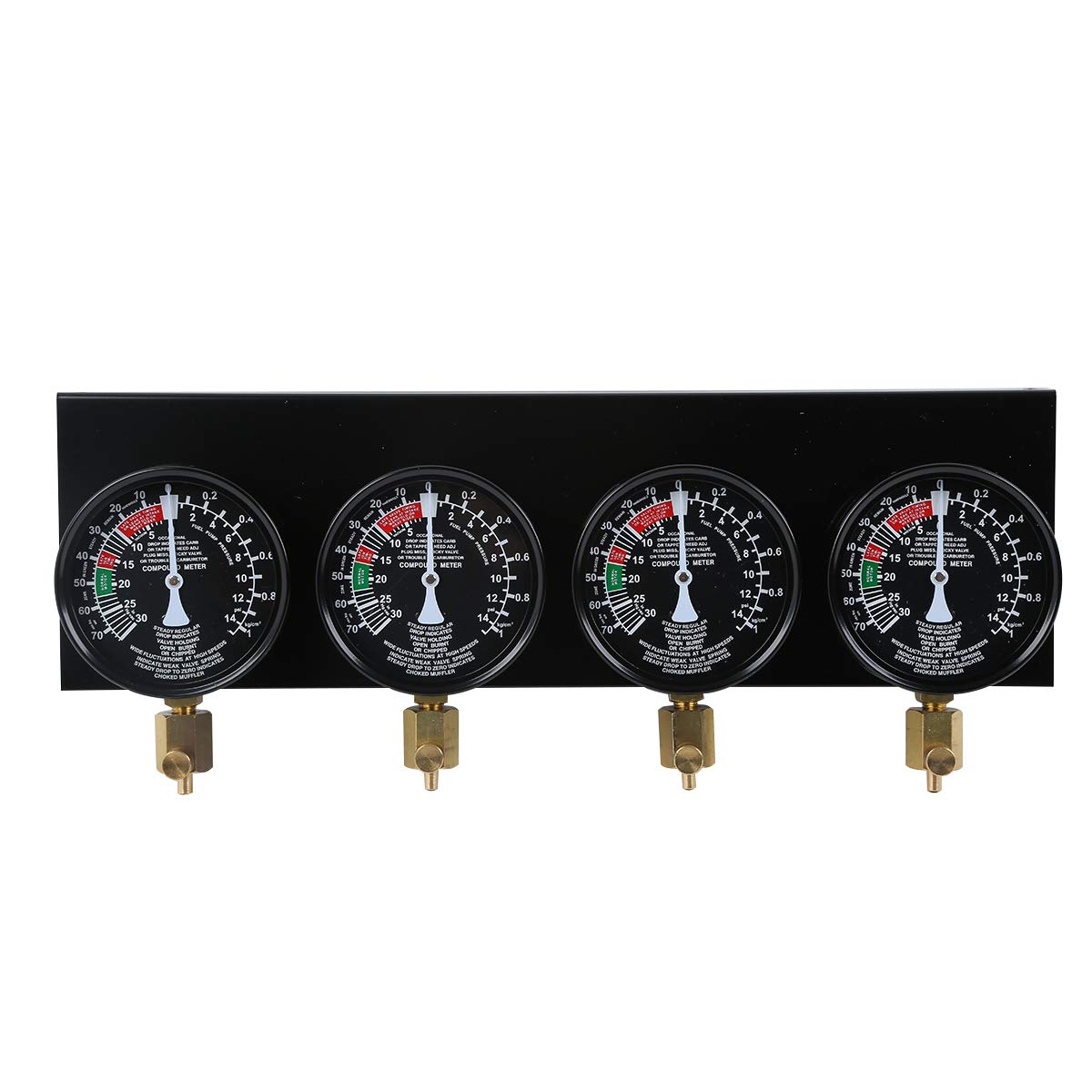 TCT-MOTORPARTS Fuel Vacuum Carburetor Synchronizer Tool - Carb Sync Gauge Kit for Honda CB, Suzuki GS, Kawasaki KZ, Yamaha XS 550 650 750 Motorcycles - Perfect for Carburetor Tuning & Engine Performance Optimization