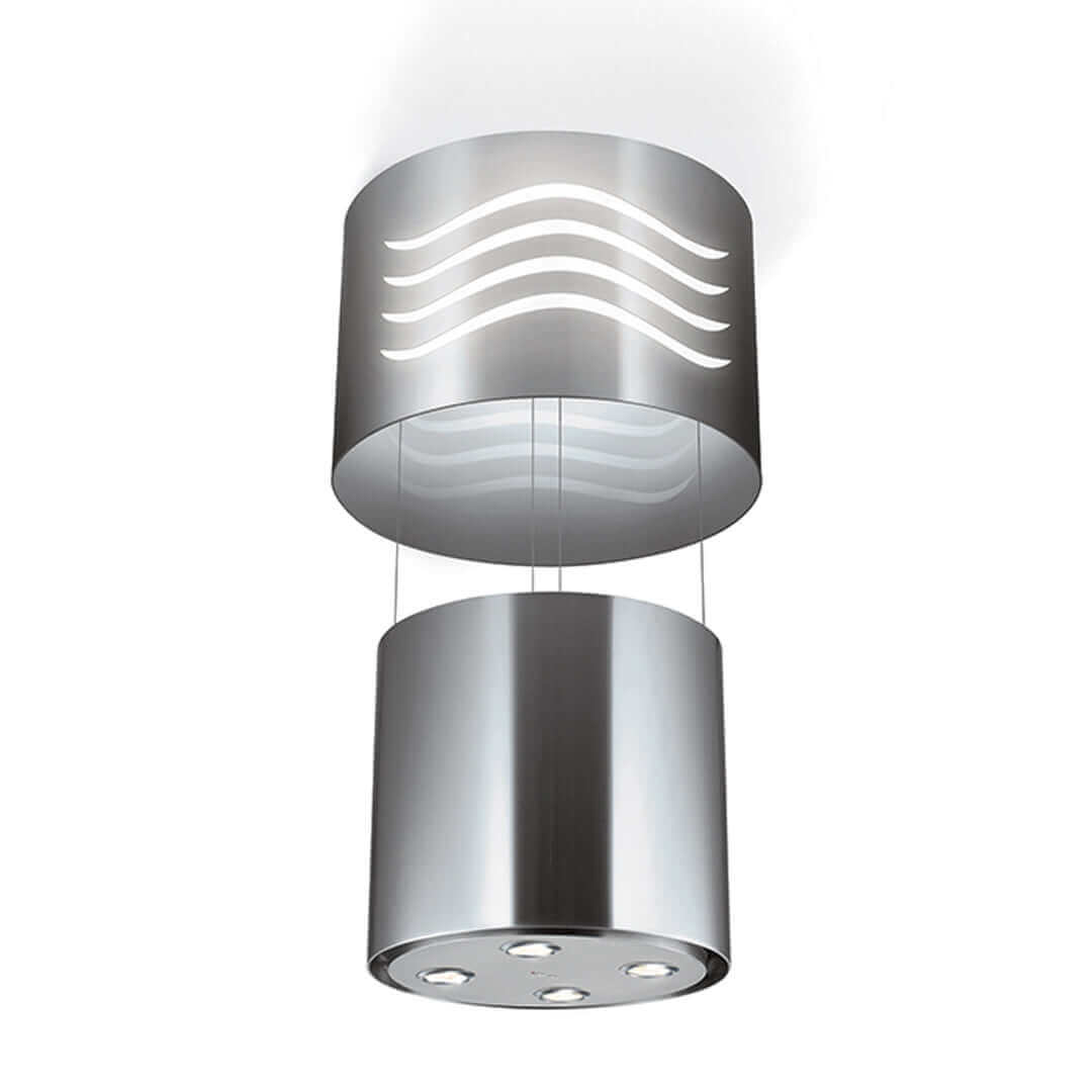 Stainless Steel Faber Zoom 16 Inch Island Mount Range Hood - Powerful Kitchen Ventilation for Cooking, Grilling & Baking