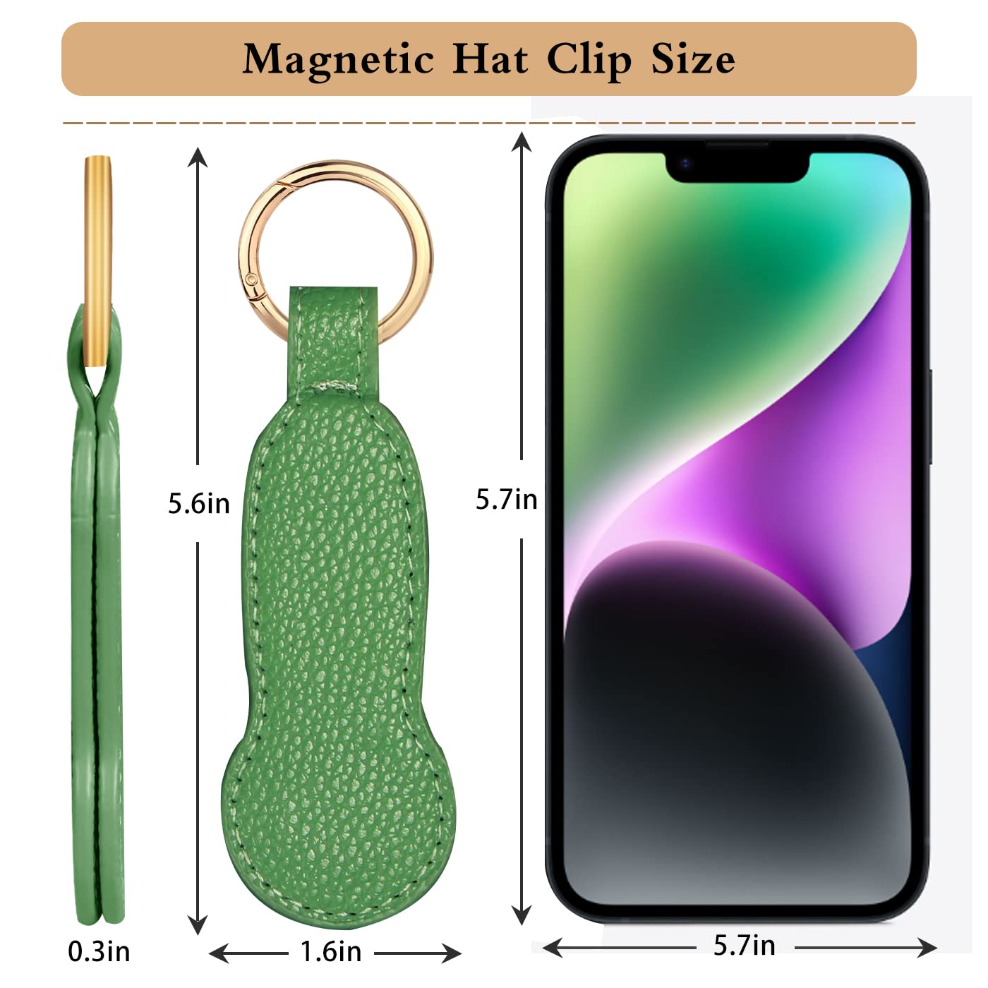 **Ciyuhome Magnetic Hat Clip for Travel - Hands-Free Hat Holder for Tote Bags, Luggage, Backpacks & Purses | Secure & Convenient Hat Accessory for Outdoor Adventures, Commuting & Vacations**