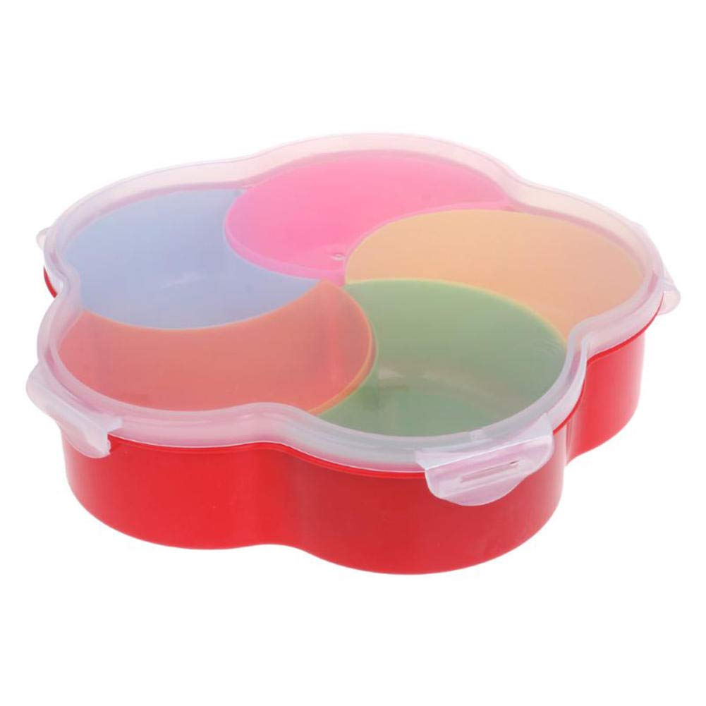 **ASHDelk 12-Inch Large Cake Tray with Lid - Multi-Function Dessert, Biscuit, Snack Serving Platter - Home Kitchen Storage for Fruits, Nuts, Candy, Cookies - Perfect for Parties, Tea Time & Family Gatherings**