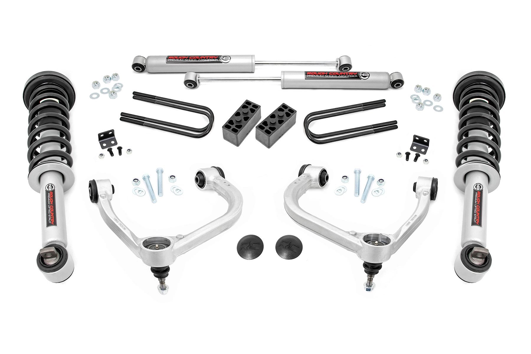 3 Inch Lift Kit with Forged UCA & N3 Struts for Ford F-150 4WD (2021-2025) | Model 41431 | Off-Road Suspension Upgrade for Enhanced Performance