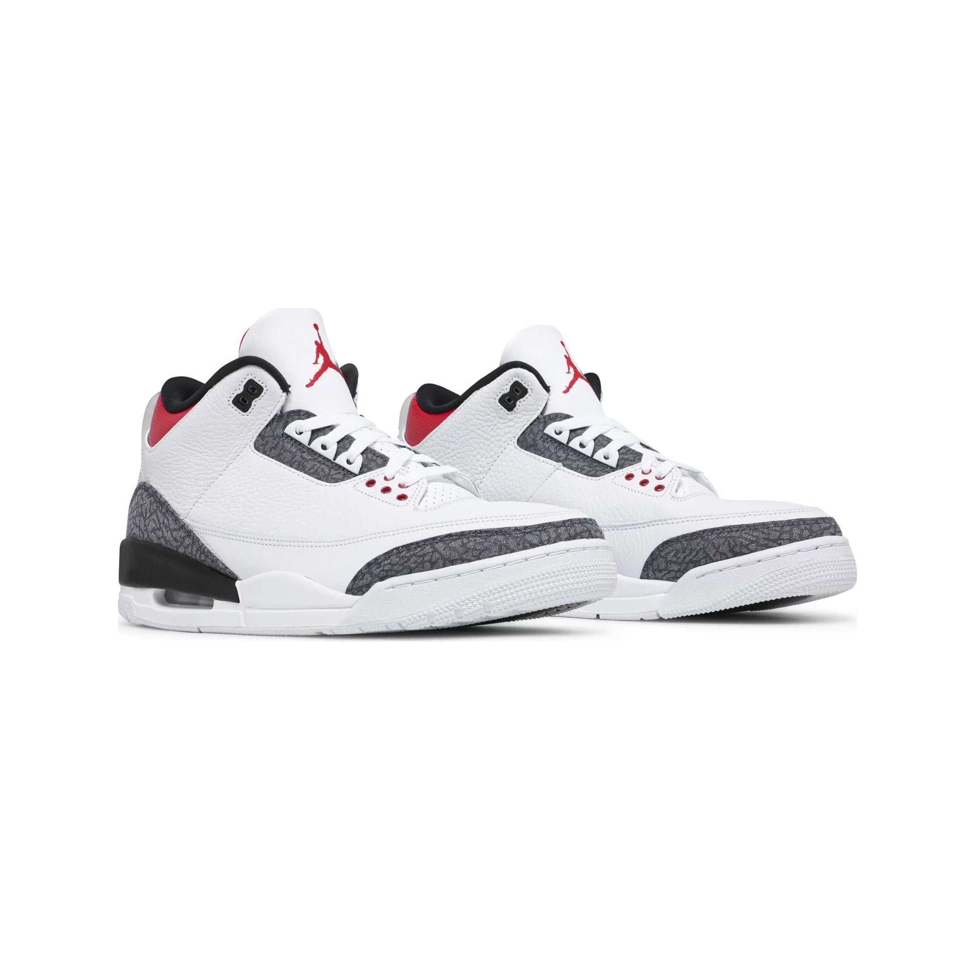 Air Jordan 3 Retro SE 'Fire Red Denim' Sneakers (2020) - Men's Basketball Shoes for Casual Wear & Street Style Fashion