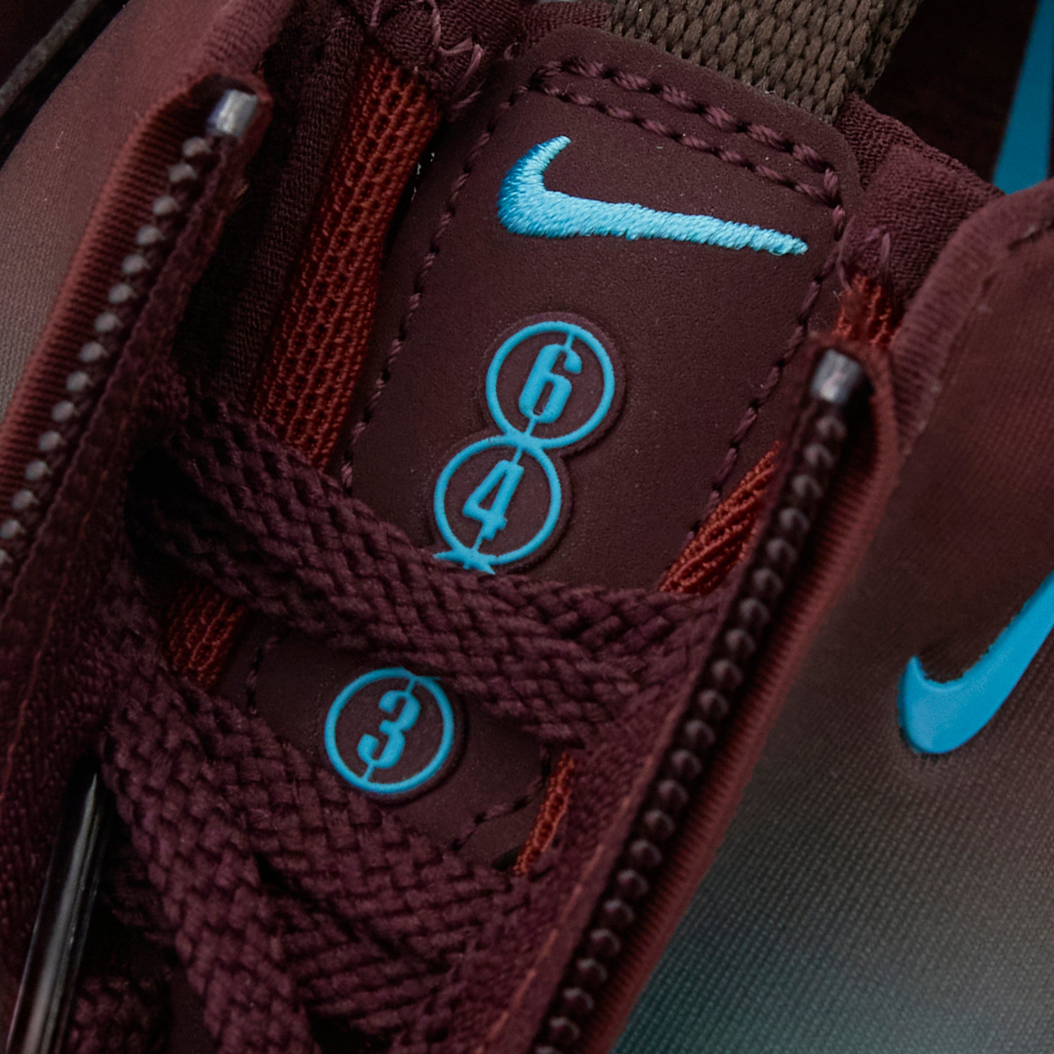 Women's Nike Air Max SNDR Running Shoes - Burgundy Crush/Baltic Blue/Baroque Brown | Lightweight Comfort for Jogging, Gym & Everyday Wear