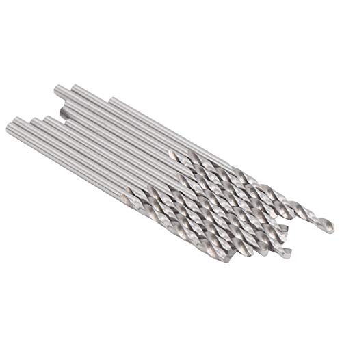 Walfront 10-Piece High-Speed Steel Drill Tap Bit Set - 1.55mm Straight Shank Twist Drill & Tap Combo for Metalworking | Perfect for DIY Projects, Home Repairs, and Industrial Applications