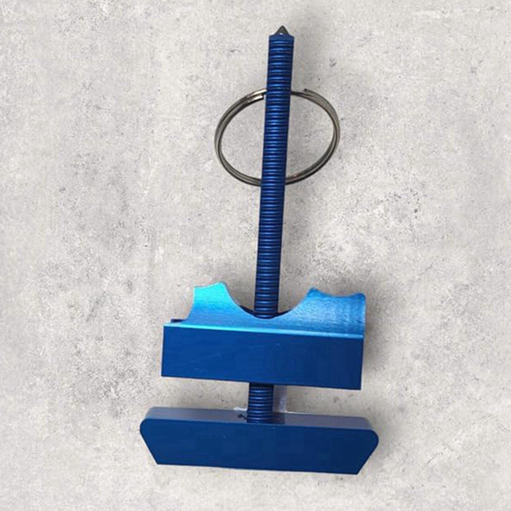 4X Stall Tool - Portable Bathroom Stall Lock Keychain for Hotel Rooms & Travel, Smart Shaker Tool (Blue) | Secure Privacy in Public Restrooms & Temporary Accommodations
