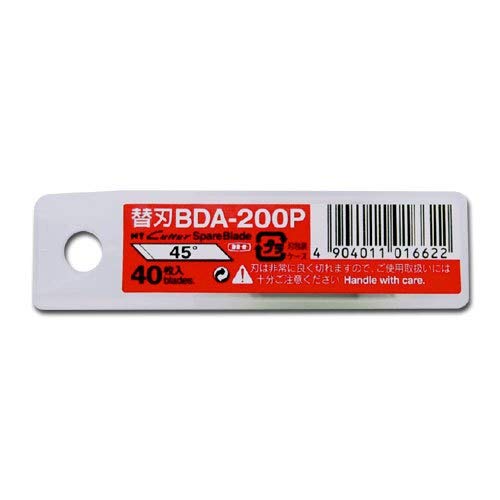 40PCS NT Replacement Blade BDA-200P Tool Set - BDA-Type Spare Blades for Cutting, Trimming & DIY Projects | Compatible with BDA-200P Tools | Durable & Sharp Blades for Woodworking, Crafting & Home Improvement