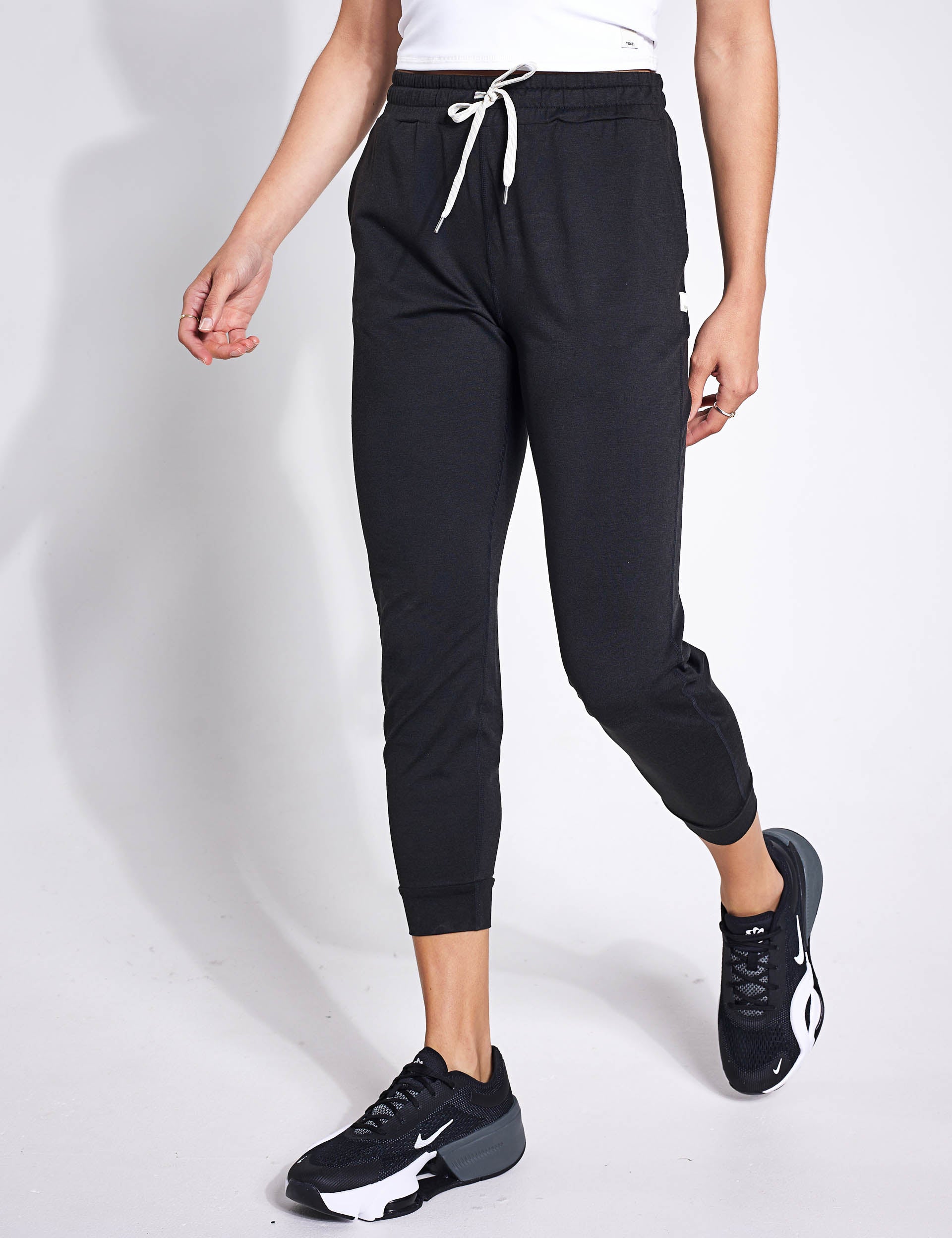 High-Performance Jogger Pants for Men & Women - Black Heather | Moisture-Wicking, Breathable & Comfortable for Running, Gym, Yoga & Casual Wear