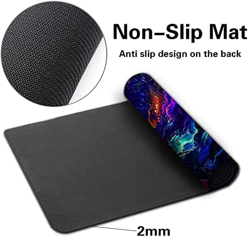 Premium MTG Playmat 24x14 Inches - Non-Slip Rubber Surface Trading Card Game Mat for Magic: The Gathering, TCG, Yu-Gi-Oh - Includes Storage Bag - Perfect for Tournaments, Casual Play & Collectors