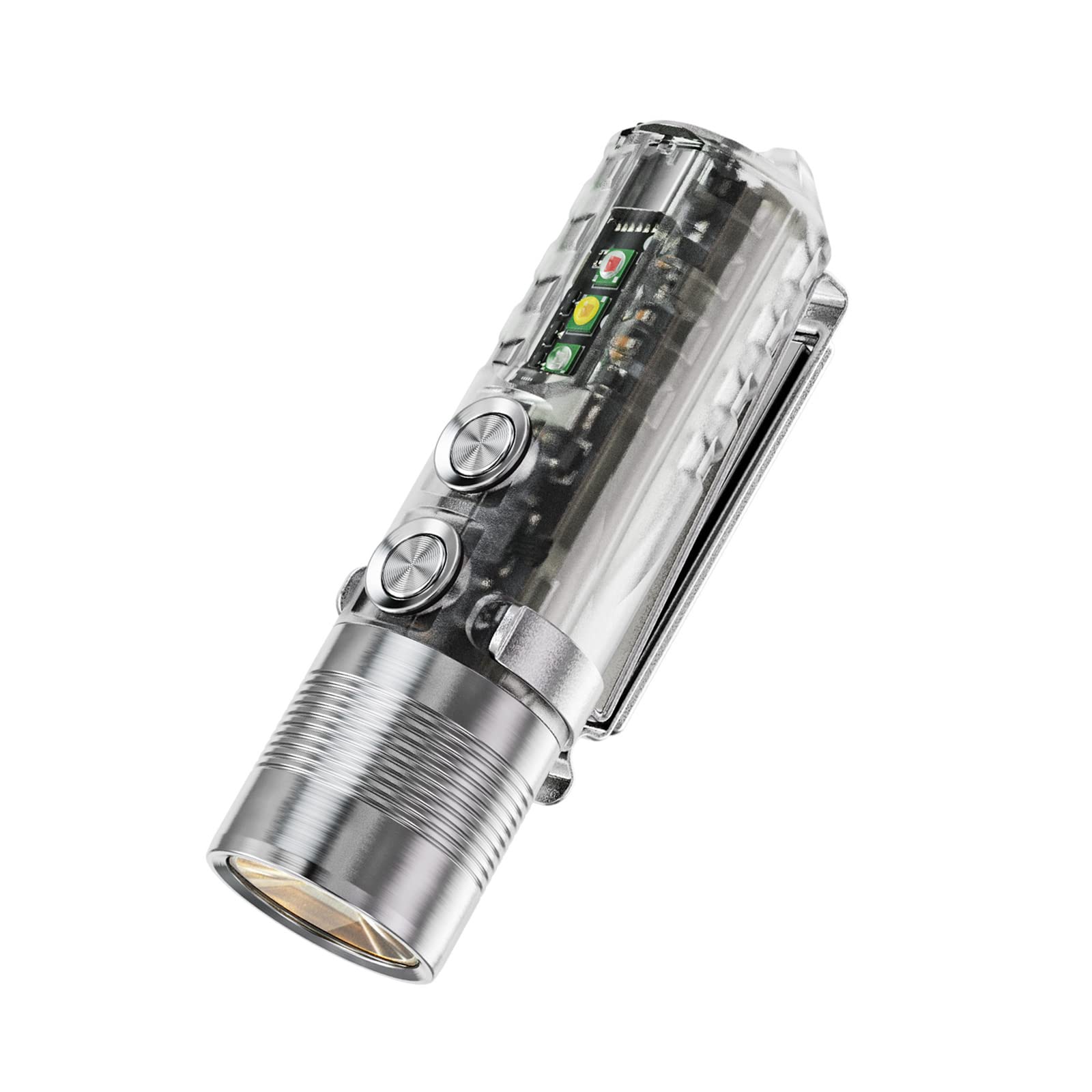 RovyVon A28 Gen 2 1000 Lumen USB-C Rechargeable Pocket Flashlight with Sidelight - Super Bright EDC Handheld Light for Hiking, Camping, Outdoor Adventures & Emergency Preparedness - Waterproof & Compact for Everyday Carry