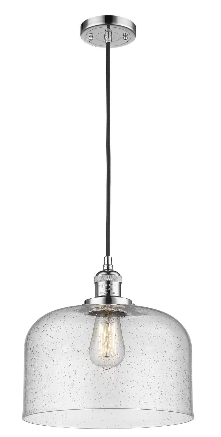 Innovations INNO201C-PC-G74-L-LED Modern Chrome Mini LED Pendant Light - Perfect for Kitchen Island, Dining Room & Bar Lighting