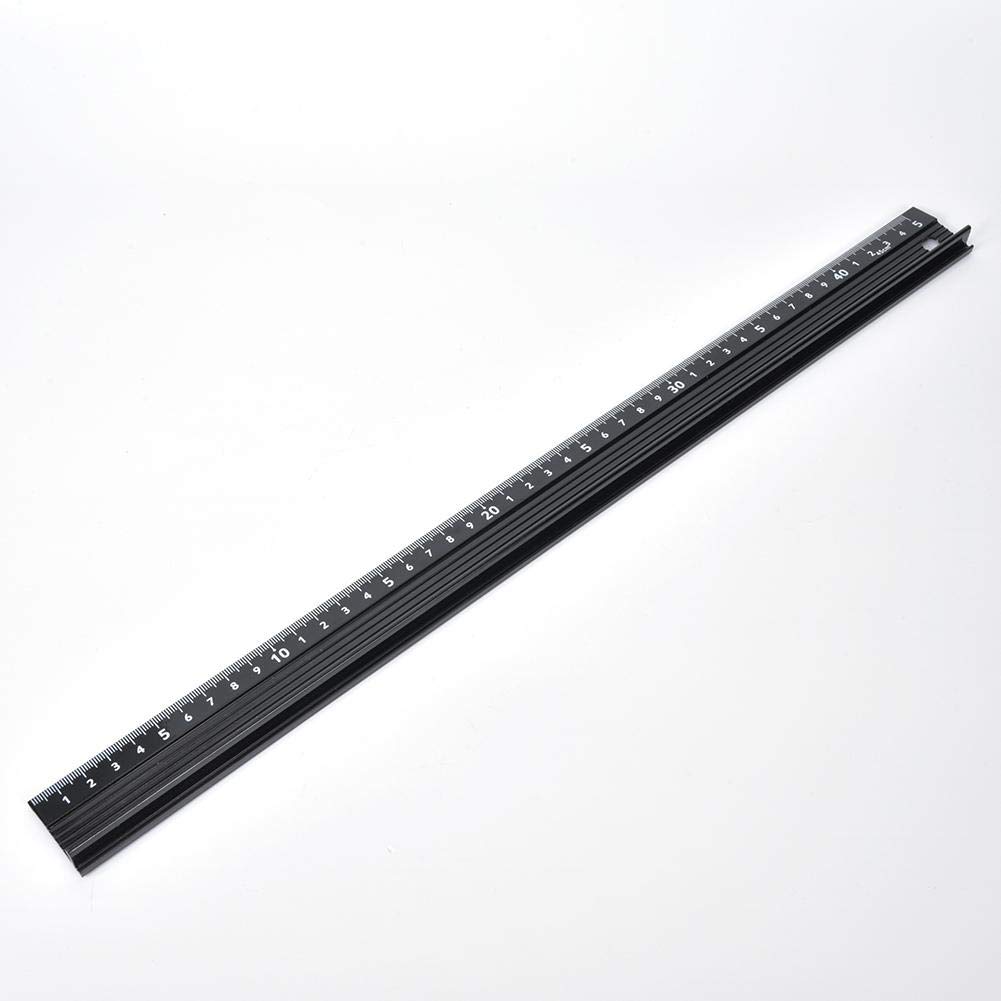 Aluminum Alloy L-Shaped Ruler 45cm - Precision Measuring Tool for Office, School & Craft Projects - Durable Metal Straight Edge for Drawing, Cutting & DIY Projects