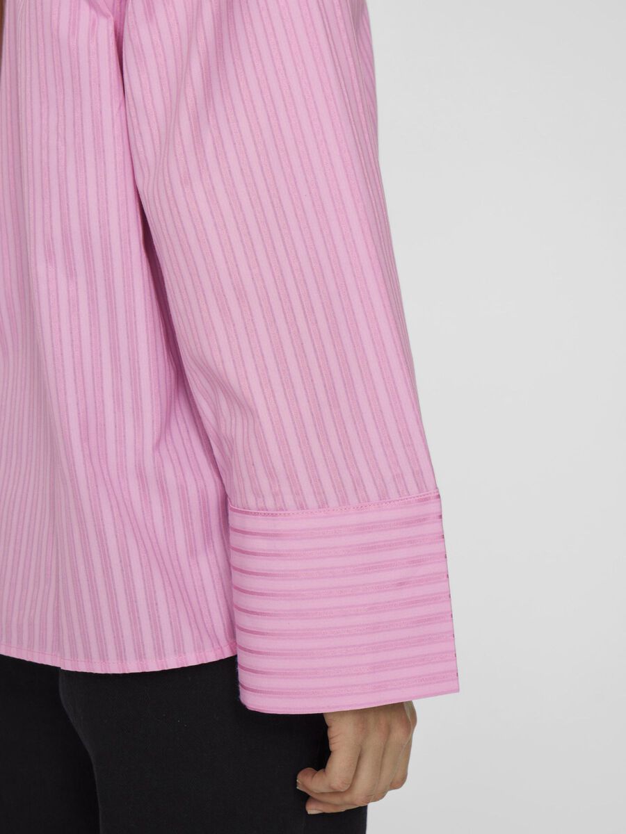 Elma Striped Shirt for Women - Casual Cotton T-Shirt with Bonbon Color Stripes | Perfect for Everyday Wear, Weekend Outfits & Summer Fashion