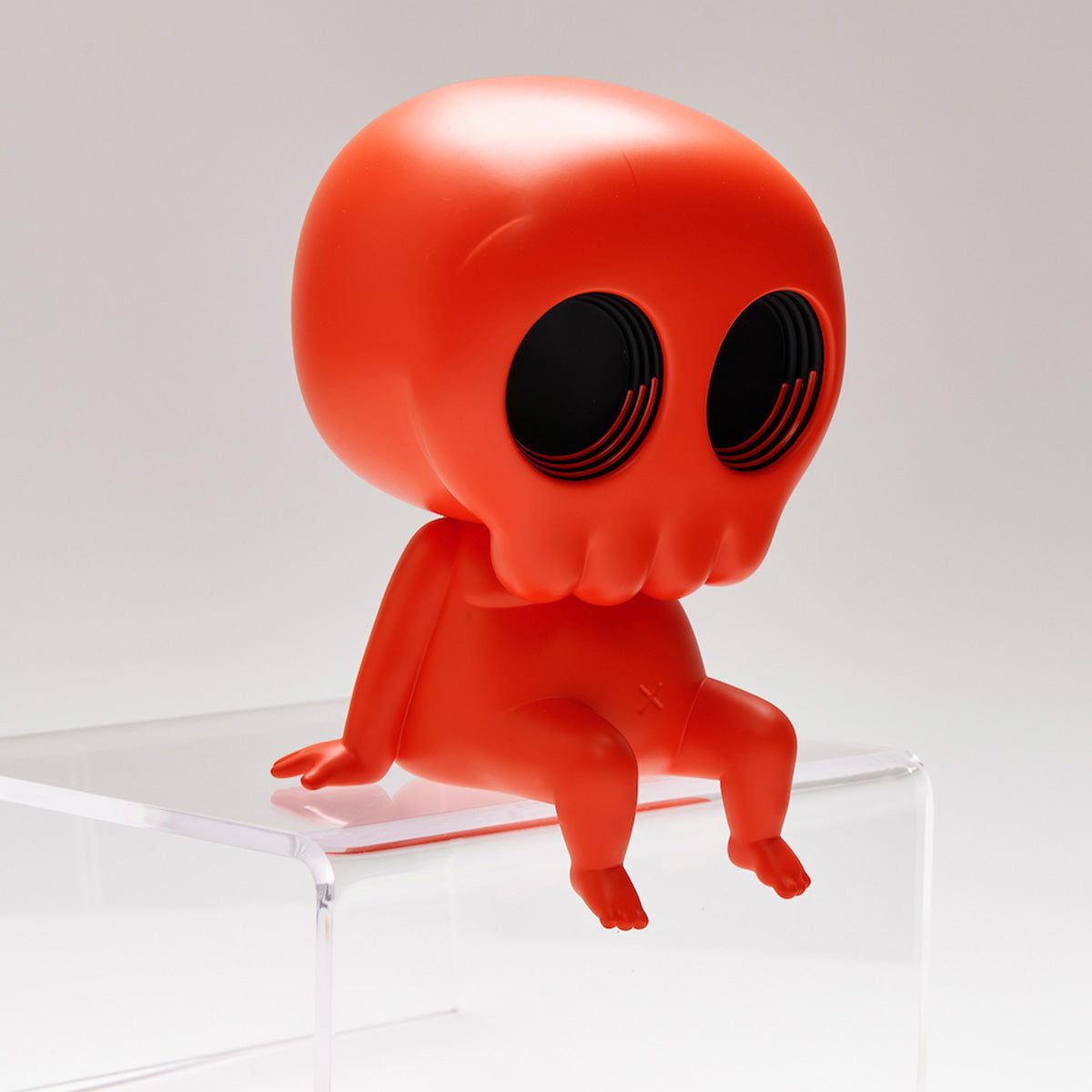 Mike Mitchell SKULLY Vinyl Figure - Limited Edition Red Variant Collectible for Home Decor & Pop Culture Display