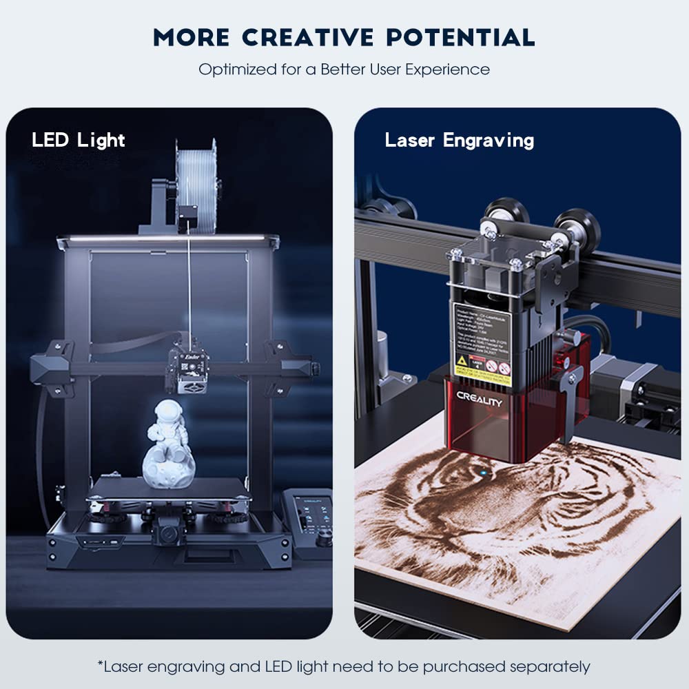 Official Creality Ender 3 S1 3D Printer with Direct Drive Extruder | CR Touch Auto Leveling | High Precision Double Z-Axis | Silent Board | 8.6x8.6x10.6in Build Size | Upgraded Ender 3 V2 for Beginners | Perfect for Home DIY, Prototyping & Educational Projects