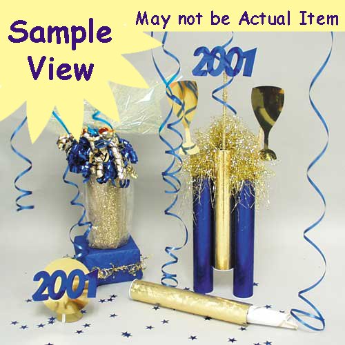 Gold Confetti Streamers - Bulk Pack of 100 for Parties, Weddings & Celebrations | Retail Pack #9467 QS0 | Perfect for Birthday Decorations, Baby Showers & New Year's Eve
