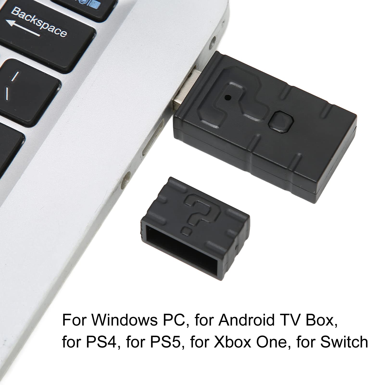 Wireless Bluetooth Controller Adapter for PS5, Xbox One, Switch, Windows PC & Android TV Box - Seamless Gaming Experience for Steam & Console Games