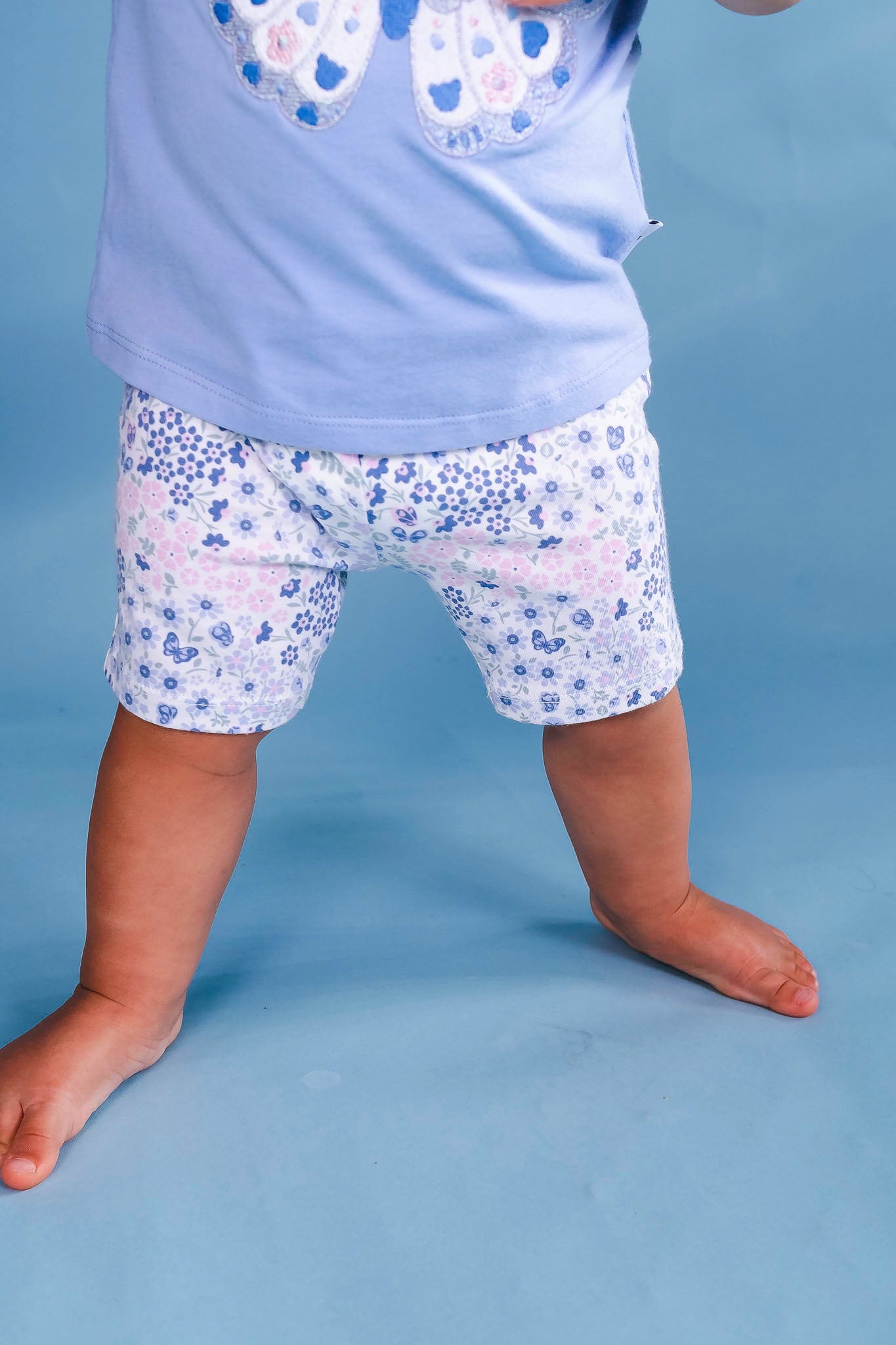 Baby Girl Floral Bike Shorts - Soft Stretchy Comfort for Toddlers - Perfect for Playtime, Daycare & Outdoor Adventures