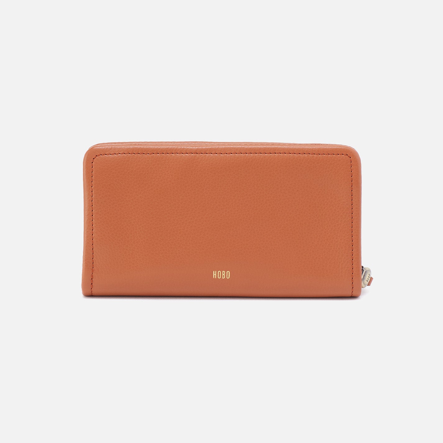 Premium Pebbled Leather Cass Large Wallet in Butterscotch - Stylish & Spacious RFID-Blocking Wallet for Men & Women | Perfect for Travel, Business & Everyday Use