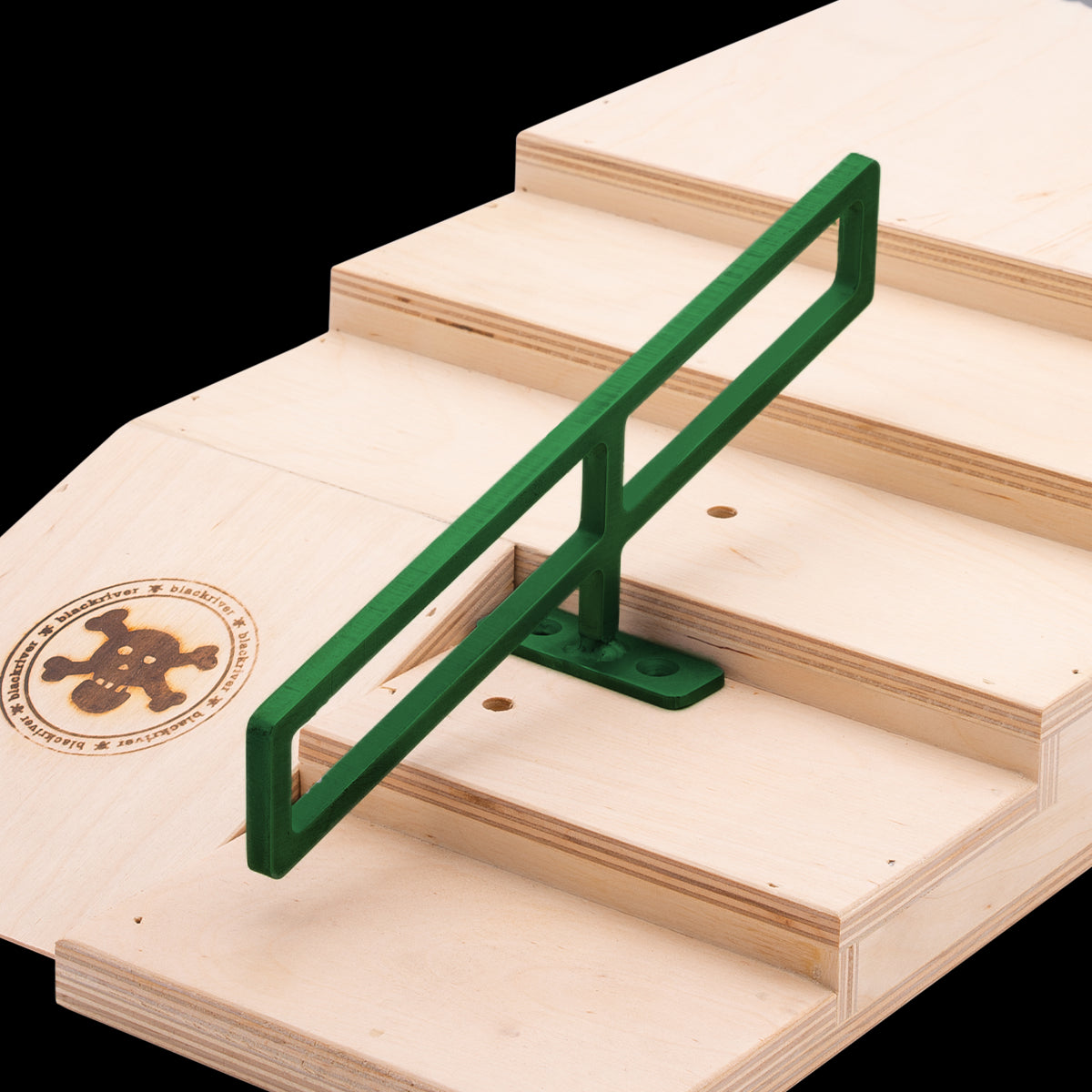 Grind Right Fingerboard Rail - Square Gap to Rail for Skateboard Tricks & Practice - Perfect for Indoor & Outdoor Skate Training