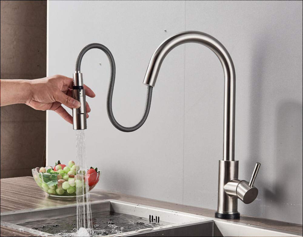 **Touch Sensor Kitchen Faucet with Pull-Out Spray - Sensitive Touch Control, Modern Mixer Tap for Easy Cooking & Dishwashing**    **Perfect for Busy Kitchens, Restaurants, and Home Chefs - Effortless One-Touch Operation & Water-Saving Design**