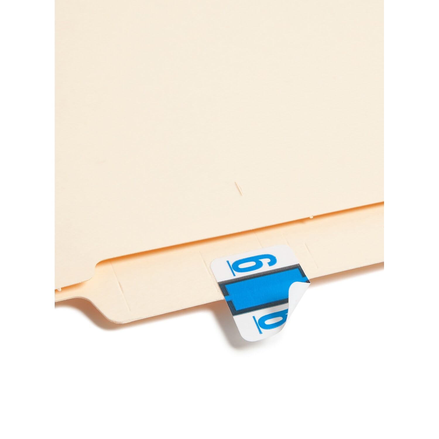 Smead 67376 Blue End Tab Labels 6 - 500/Roll for File Organization
