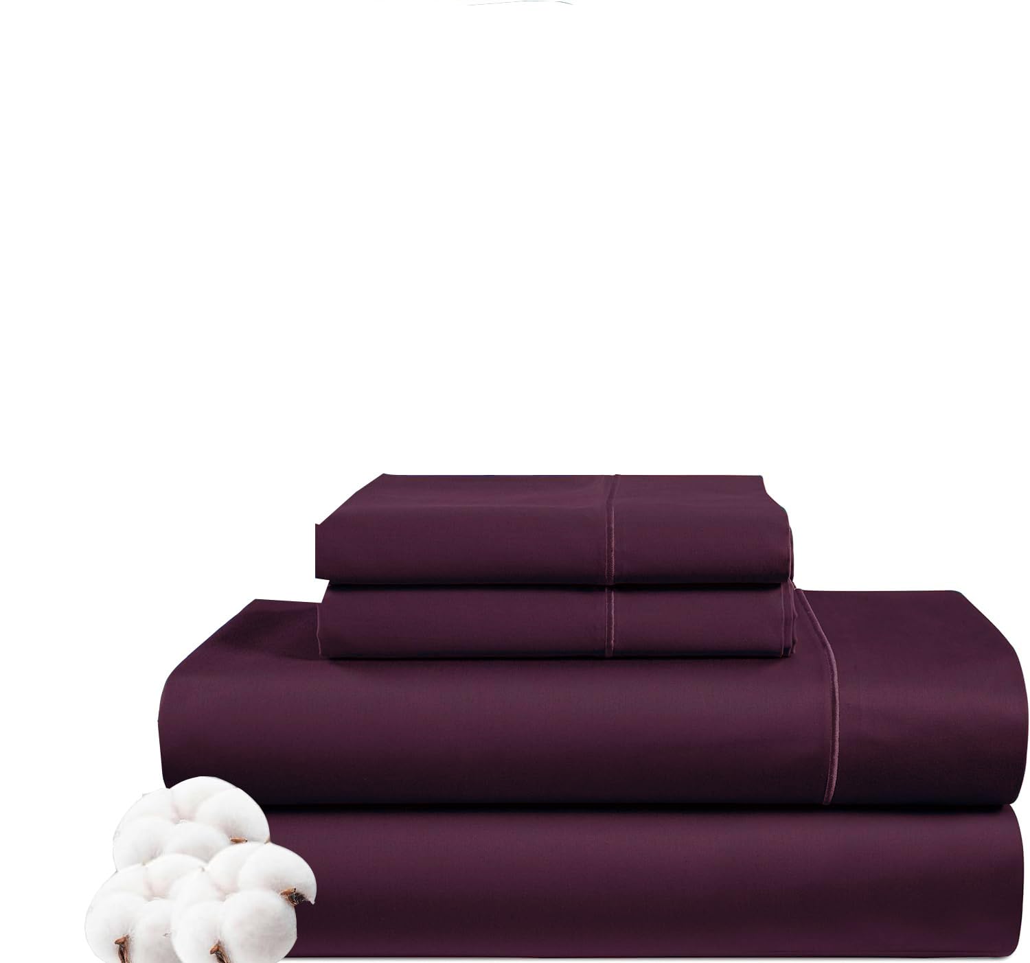 Luxury 100% Egyptian Cotton Twin XL Sheet Set - 4 Piece 800-Thread Count Deep Pocket (7-9