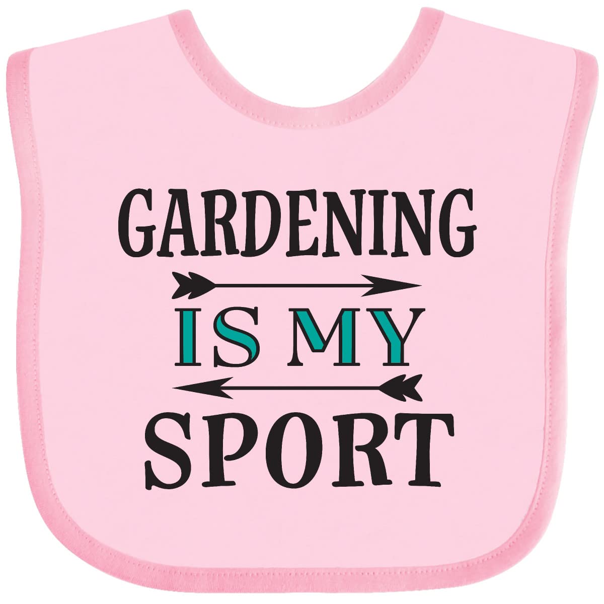 Inktastic Gardening Is My Sport Baby Bib - Cute Gardener Bib for Babies & Toddlers - Perfect for Feeding, Mealtime, and Outdoor Activities