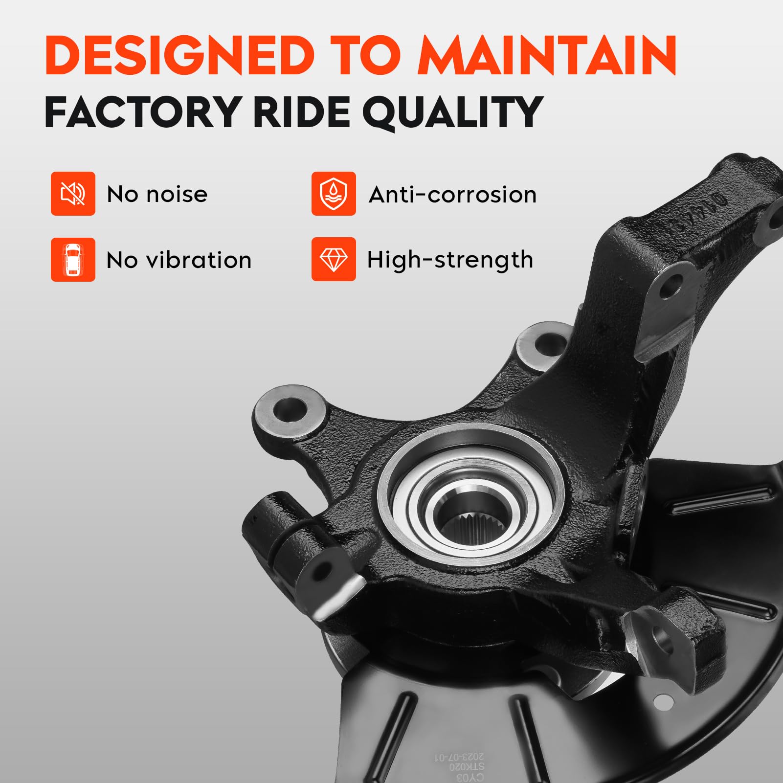 Ford Escape 2005-2012 Mazda Tribute 2005-2011 Mercury Mariner 2005-2011 Front Steering Knuckle & Wheel Bearing Hub Assembly - LK015 698-405 698405 Left Driver Side - Perfect for Smooth Steering & Safe Driving on Highways & Rough Roads