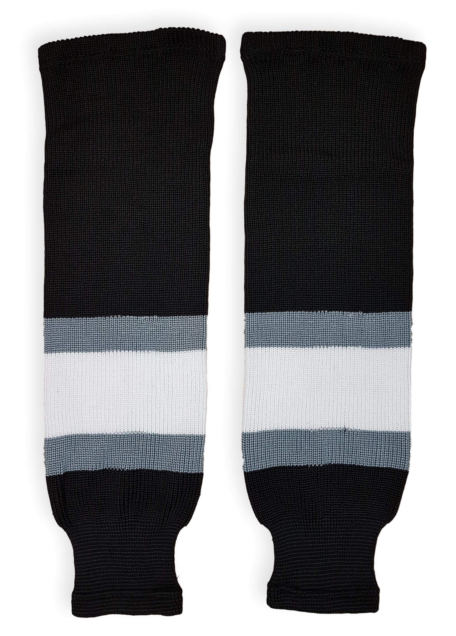 ZECHY Hockey Socks for Men, Youth & Seniors - Breathable Knit Hockey Socks for Ice Skating & Field Hockey - Perfect for Games, Practice & Training (Multiple Sizes Available)