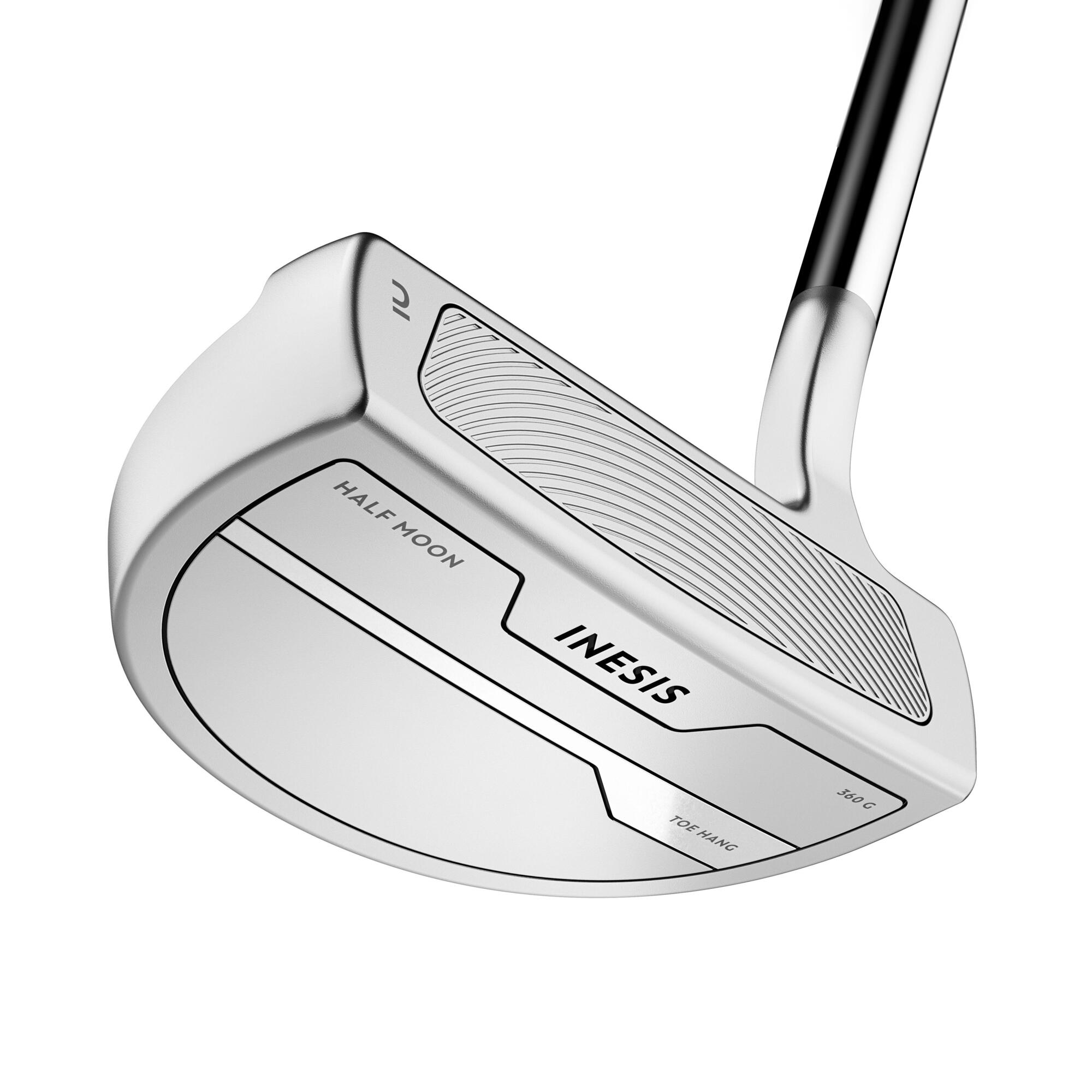 Premium Right-Handed Golf Putter with Toe Hang - INESIS Half Moon Design for Improved Accuracy | Perfect for Practice & Tournament Play