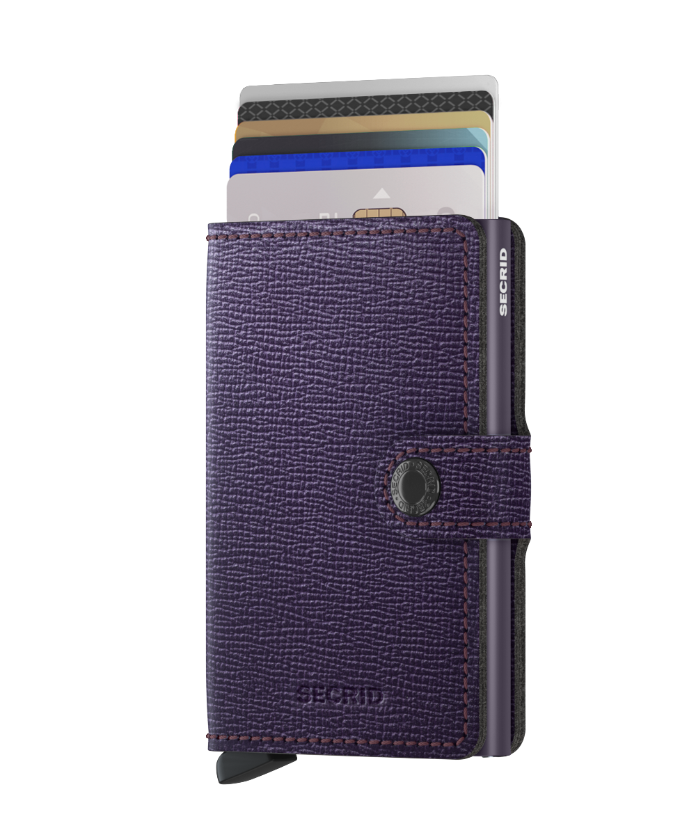 SECRID Miniwallet Crisple - Slim RFID Blocking Wallet for Men & Women | Compact & Secure Card Holder for Travel, Business & Everyday Use
