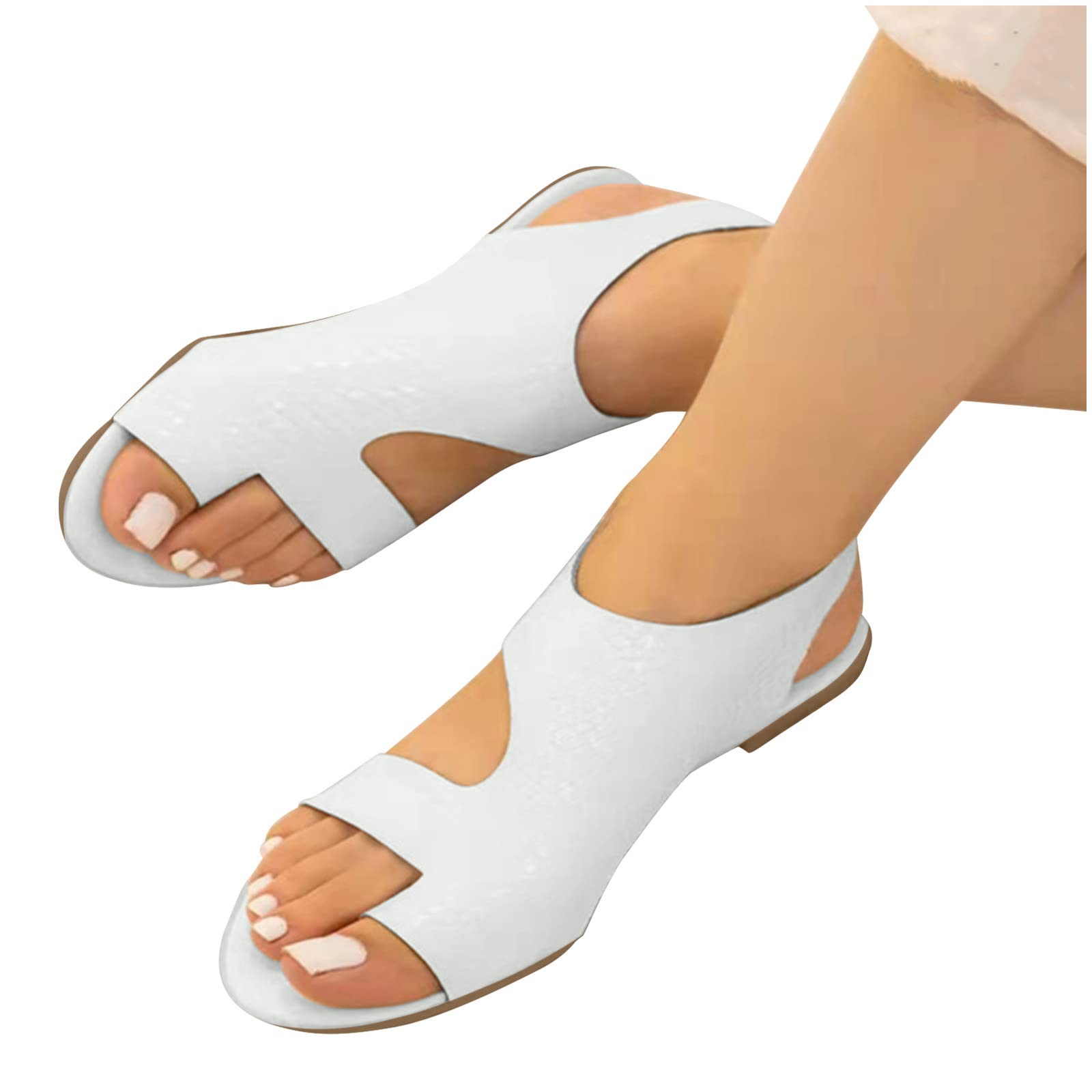 Women's Summer Clip Toe Flip Flops - Stylish Thong Flat Sandals for Casual Beachwear, Poolside Relaxation, and Outdoor Adventures
