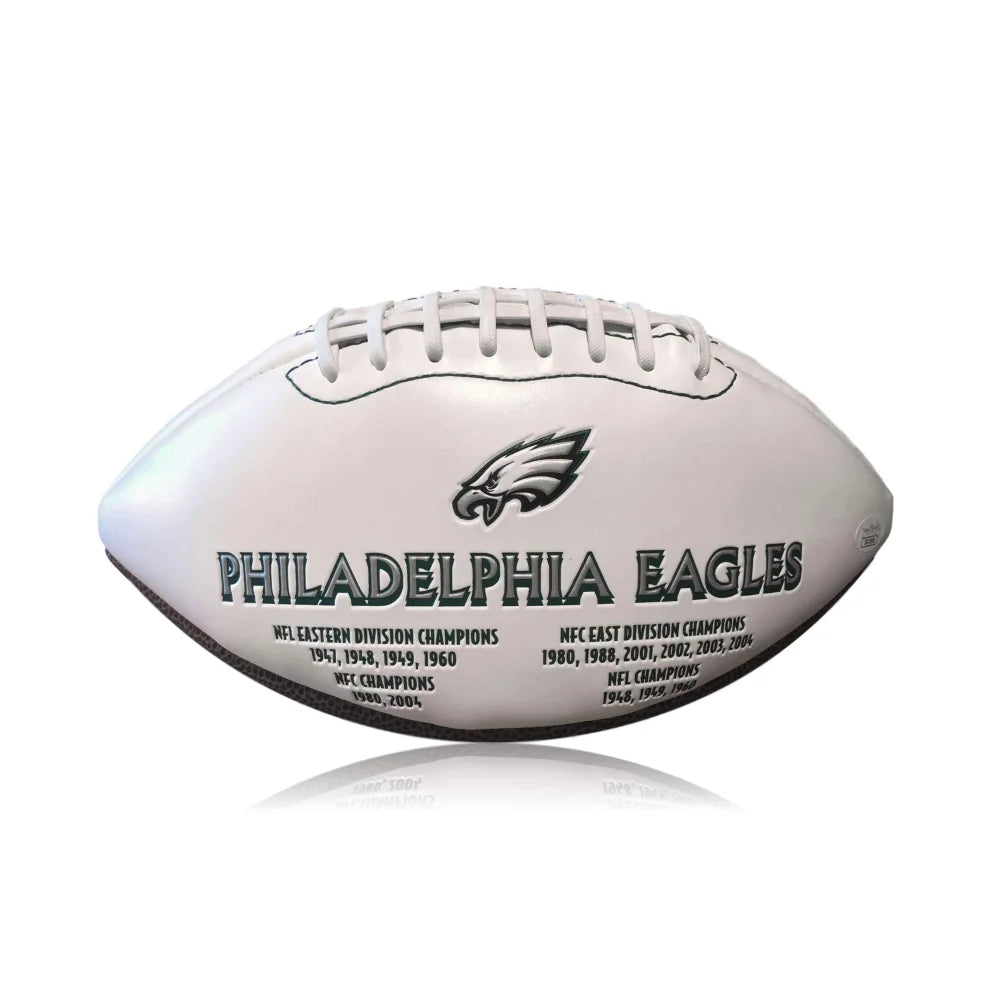 Authentic Donovan McNabb Signed Philadelphia Eagles White Panel Football with JSA COA - Perfect for Eagles Fans, Sports Memorabilia Collectors & Man Cave Decor