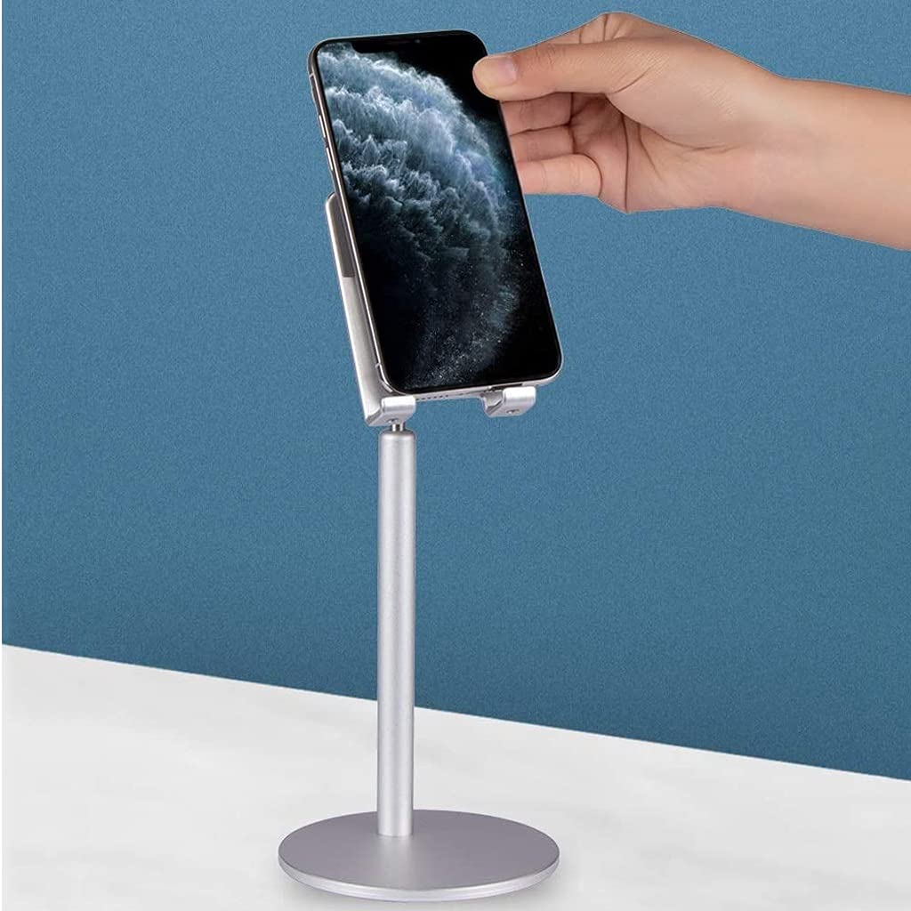 Adjustable Phone Stand Holder for Bedroom, Office, Kitchen & Bathroom - Multi-Angle Lazy Bracket for Watching Videos, Reading & Video Calls