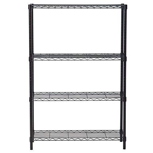 4-Tier Metal Wire Shelving Unit - Heavy Duty Storage Rack for Pantry, Closet, Kitchen, Laundry & Garage Organization - 35.4