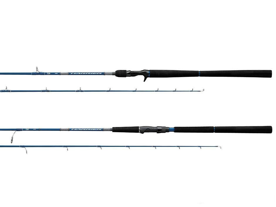 Daiwa Harrier Jigging and Casting Fishing Rods - Saltwater & Freshwater Spinning Rod for Bass, Trout, and Offshore Fishing