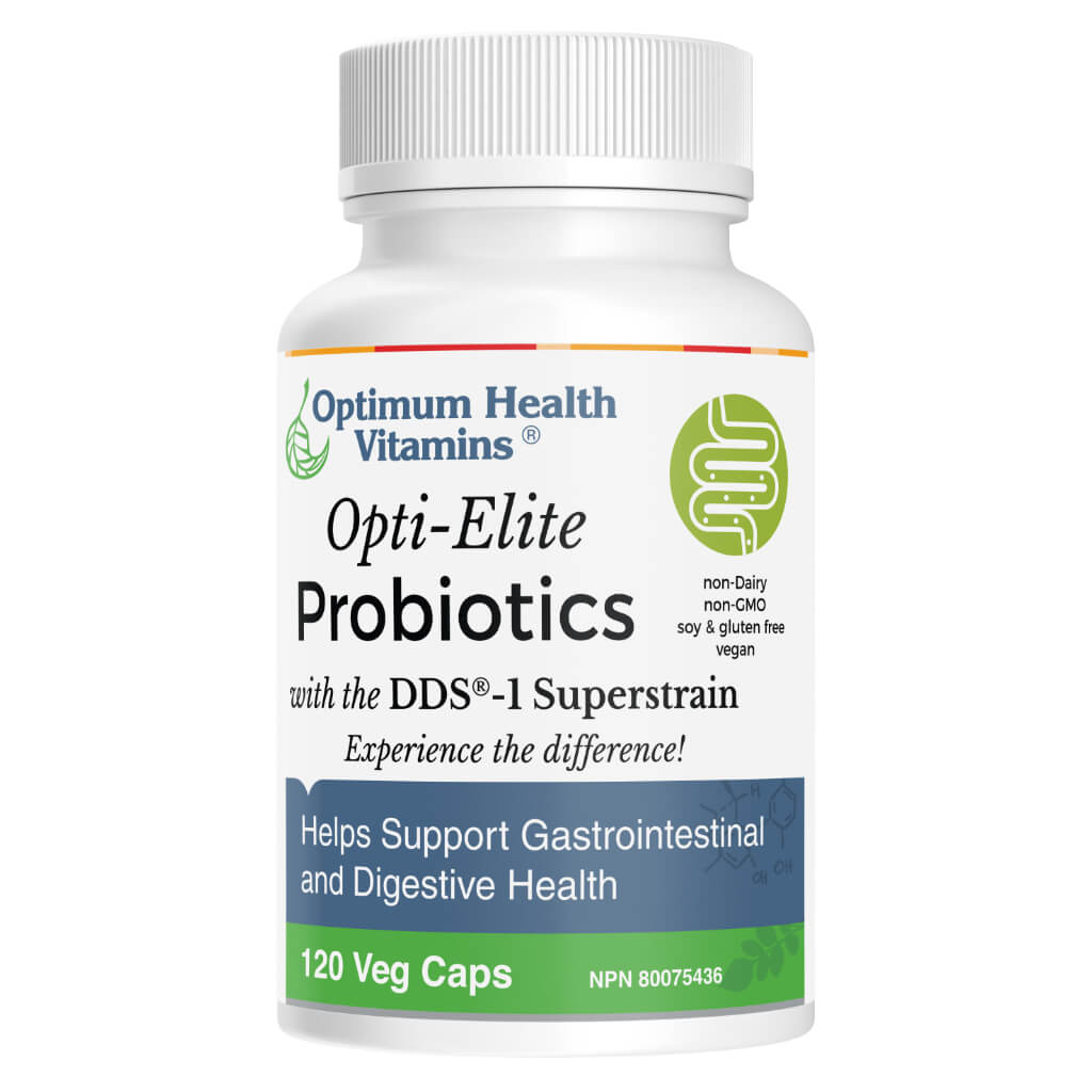 Opti Elite Probiotics 15 Billion CFU - High Potency Digestive & Immune Support Supplement for Men & Women - Supports Gut Health, Bloating Relief & Immunity Boost - Daily Use for Optimal Wellness