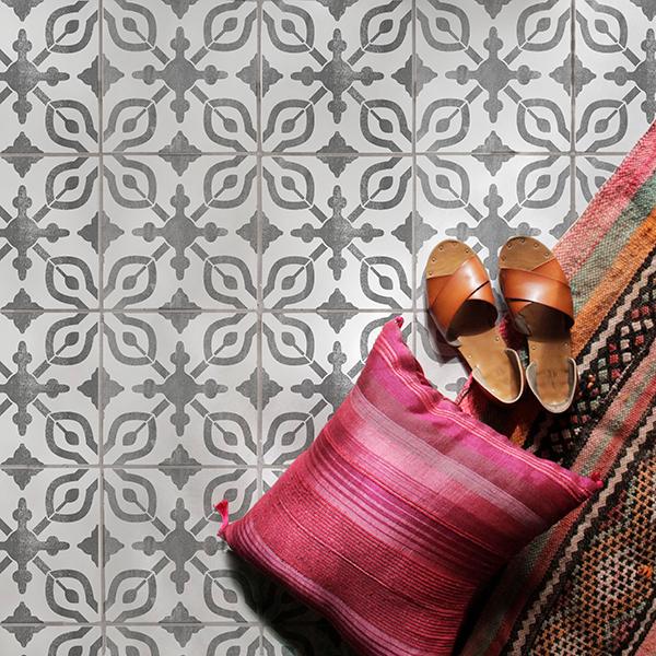 Petra Tile Stencil - Reusable DIY Floor & Wall Stencil for Creative Home Decor - Perfect for Bathroom, Kitchen Backsplash, and Patio Design