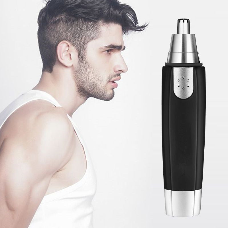 Electric Nose & Ear Hair Trimmer for Men and Women - Painless Facial Grooming Tool for Eyebrows, Nose & Ears - Perfect for Travel, Home & Salon Use