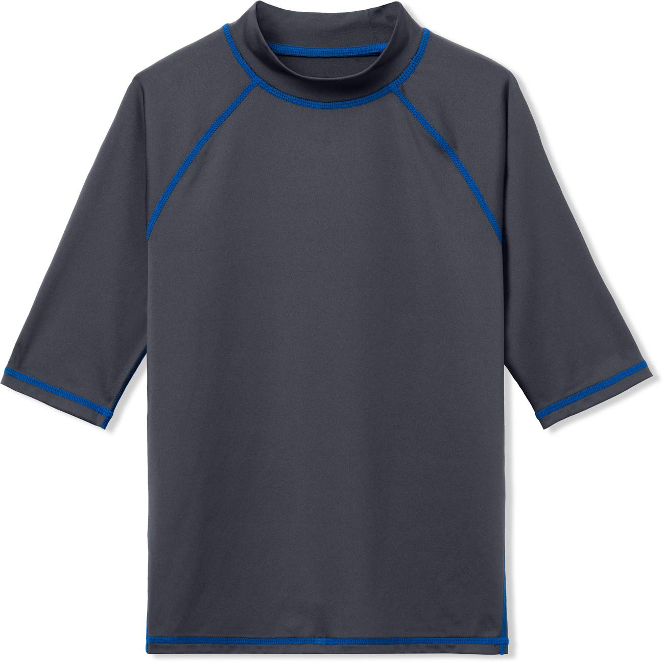 TSLA UPF 50+ Kids Sun Protection Rash Guard - Short Sleeve UV Swim Shirt for Boys & Girls - Quick Dry Water Shirt for Swimming, Surfing, Beach & Pool Activities