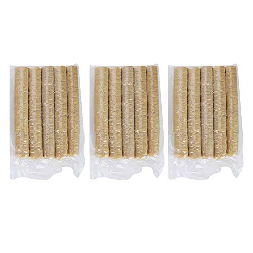 15PCS Edible Collagen Sausage Casings for Homemade Sausages, Ham & Pepperoni - Premium Dry Sausage Casing Tubes for Flavorful Meats | Perfect for Kitchen Cooking, BBQ Parties & Charcuterie Boards