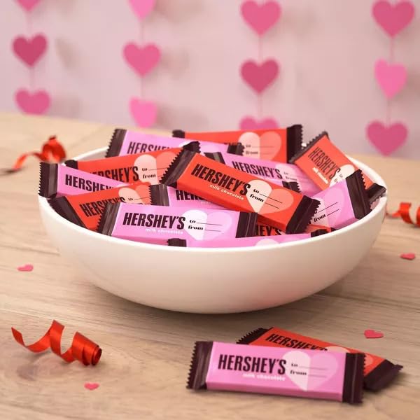 Hershey's Bulk Chocolate Candy - 2lbs, 70 Individually Wrapped Bars for Gifts & Parties