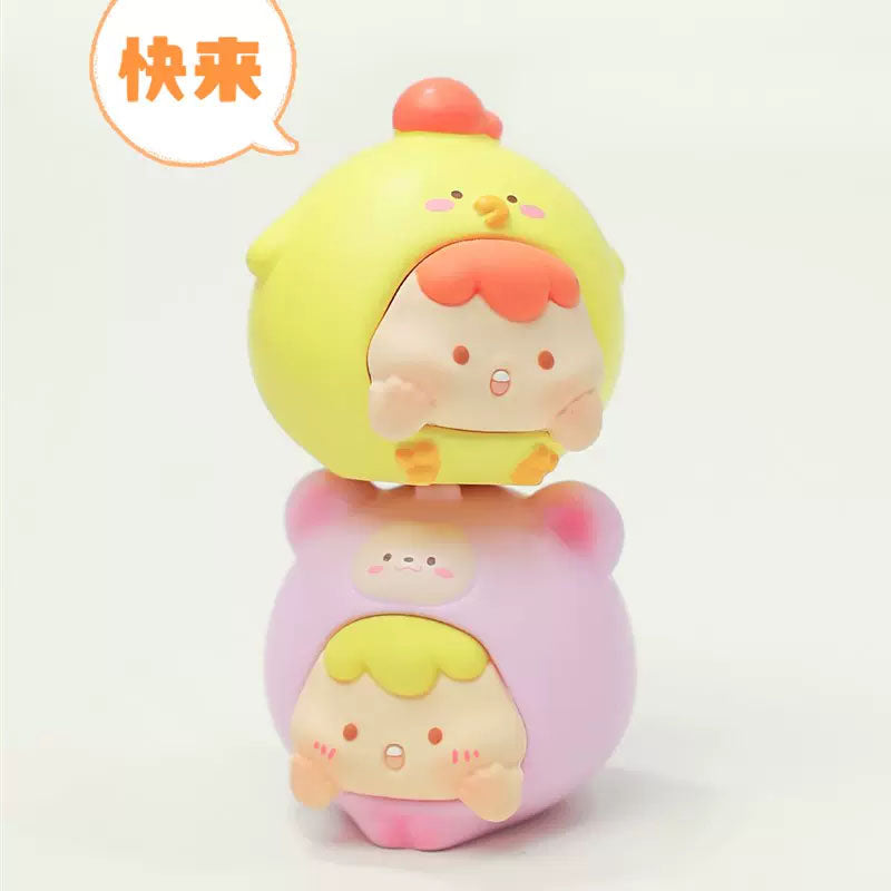 ZAIZAI Chinese Zodiac Series Collectible Blind Box Toys - 12 Surprise Mystery Animal Figures for Kids, Party Favors, Gift Exchange & Home Decor