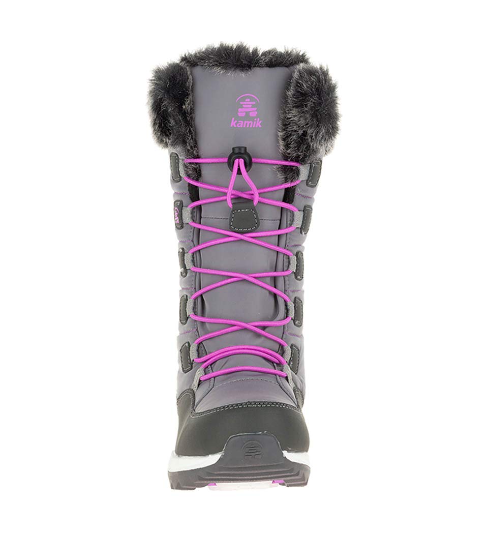 Kamik Women's Prairie Winter Boots for Toddler, Little Kid & Big Kid - Waterproof Snow Boots for Girls, Warm & Comfortable for Outdoor Play, School & Winter Activities