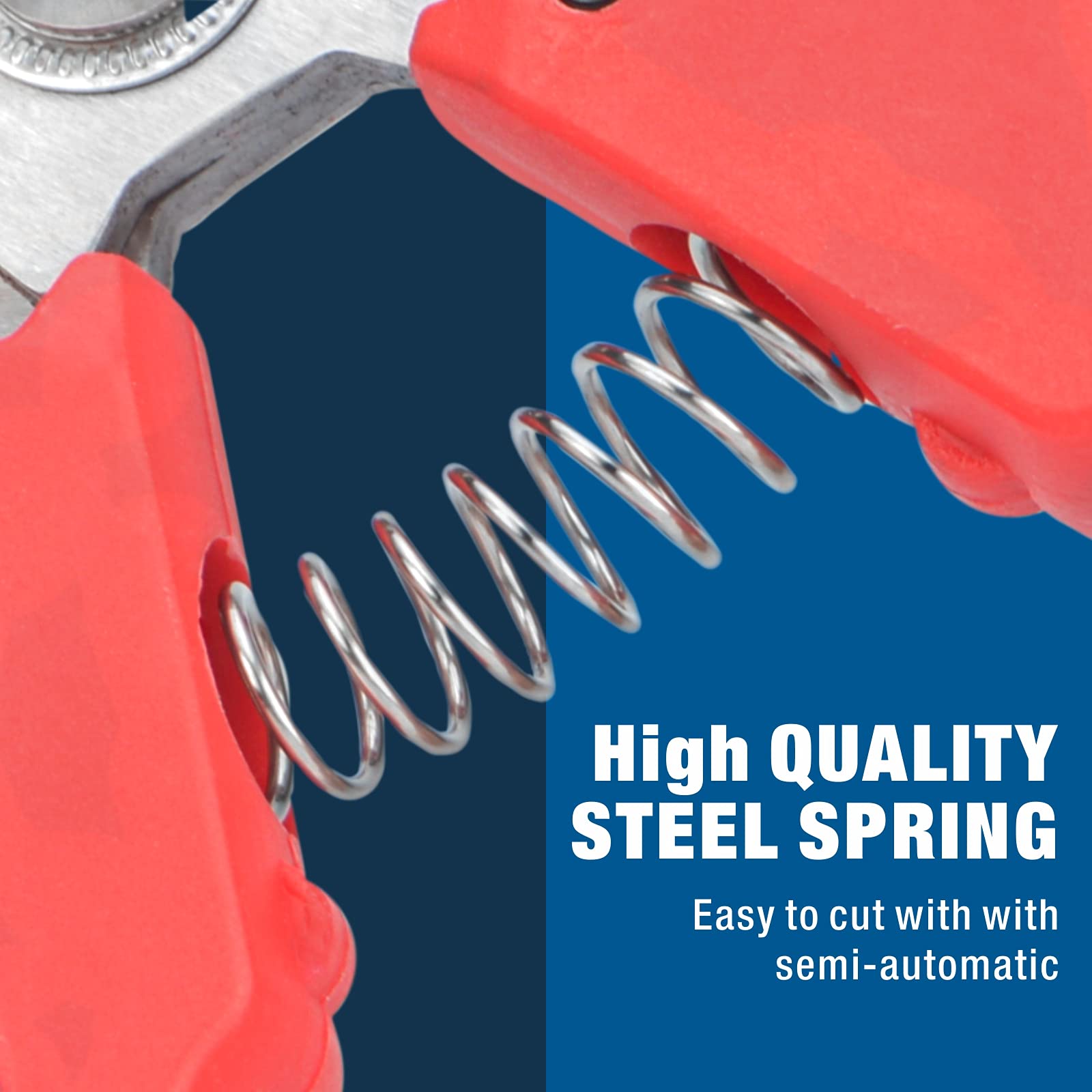 iCrimp 6.5-Inch Professional Wire Cable Cutter - Heavy Duty Shear Cutter for Aluminum, Copper & Communication Cables | Perfect for Electrical Work, DIY Projects & Network Installations