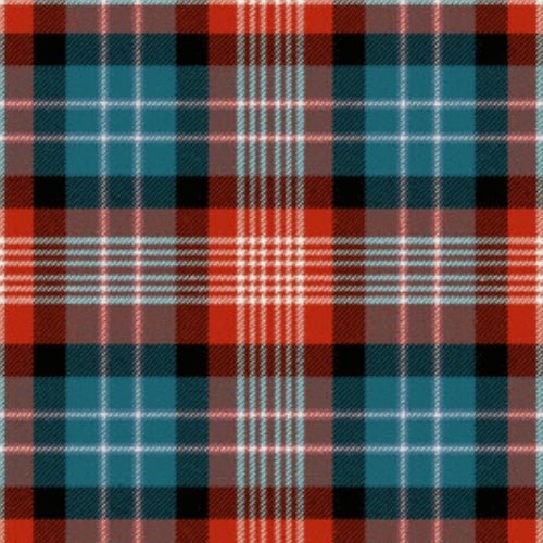 Vintage American Bicentennial Tartan Plaid Fabric - Authentic 1976 Patriotic Scottish Wool for Historical Reenactments & Home Decor
